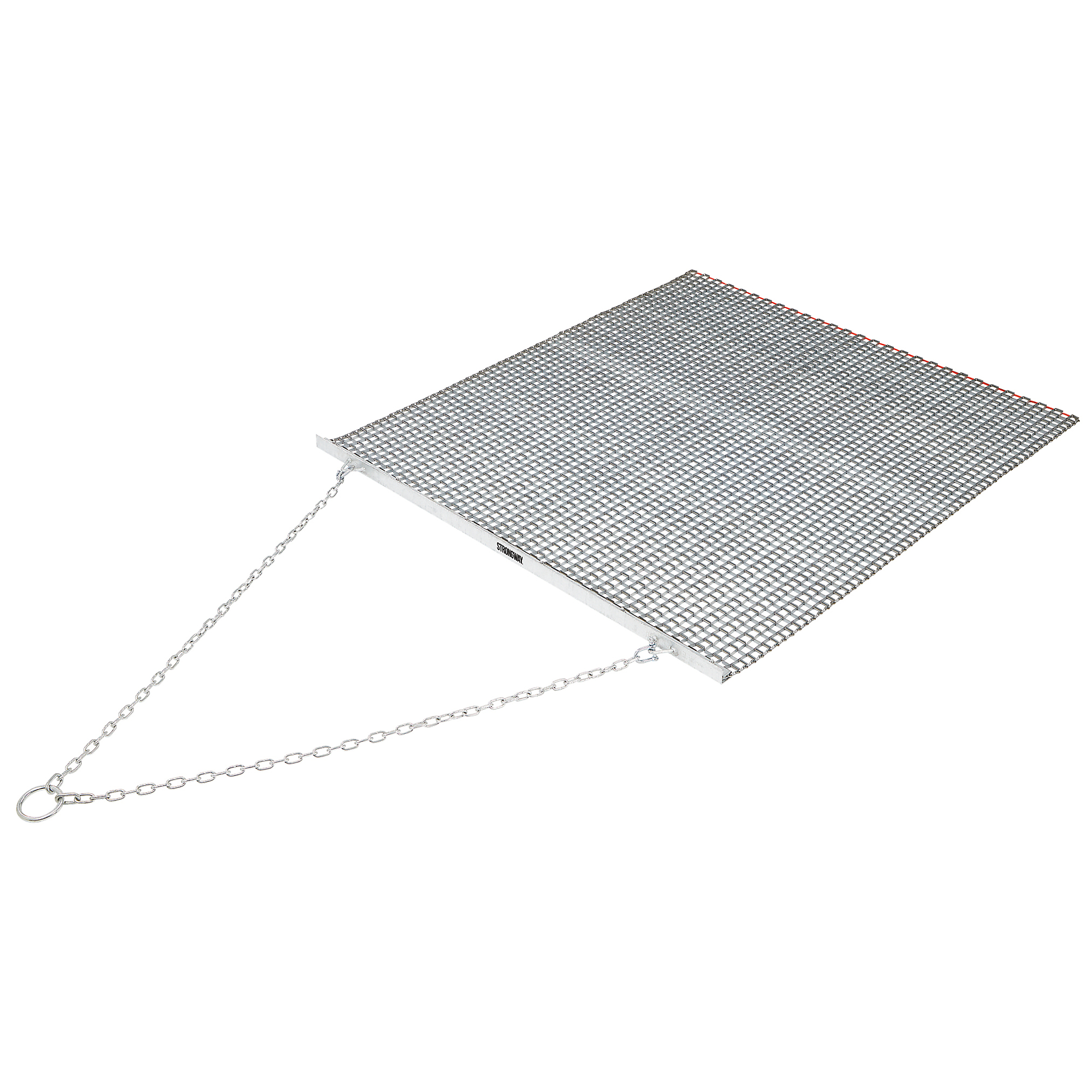 Strongway 4.5ft. x 5ft. Drag Mat, Steel Mesh, Tow Chain with 2in. Ball Ring